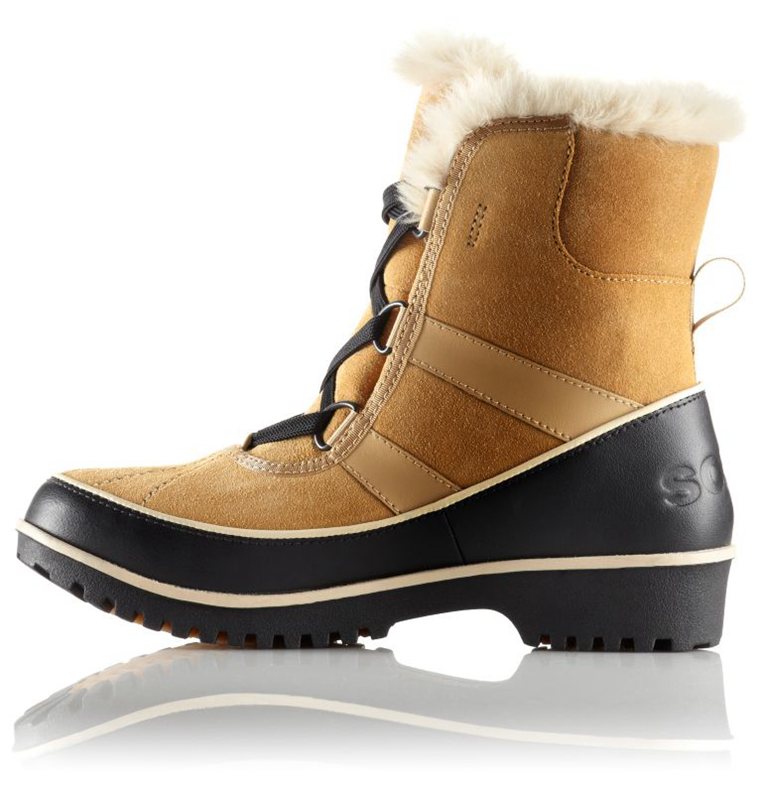 Womens Snow Boots Brown/Black - Sorel Tivoli™ II Suede Low - 135679-BTF